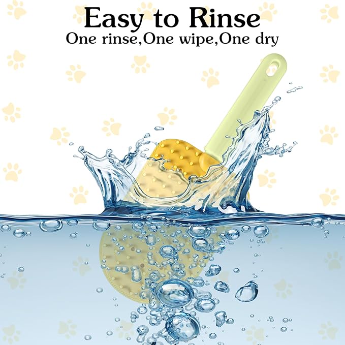 3PCS Cat Tongue Comb, Cat Grooming Brush, Cat Brushes for Indoor Cats, Cat Brush for Shedding, Cat Comb for Long Haired Cats, Pet Ice Cream Massage Comb, Easily Removes Fur Reducing Hairballs (Blue,