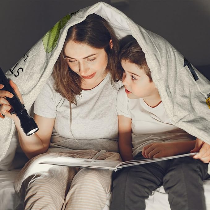 Christian Gifts for Boys, God Says I Am Construction Truck Blanket 50"x60", Inspirational Religious Birthday Gifts for Truck Lover Bible Verse Blanket, Construction truck gifts, Christian truck Gifts