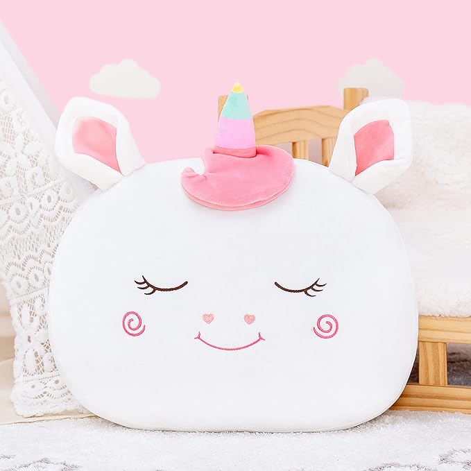 Lazada Stuffed Unicorn Pillow Plush Girl Toys Gift for Toddler for Girls White 15 Inches