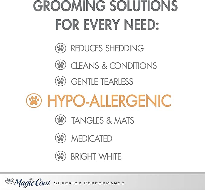 Four Paws Magic Coat Hypo-Allergenic Dog Shampoo Hypoallergenic Dog Shampoo 32 Ounces (1 Count)