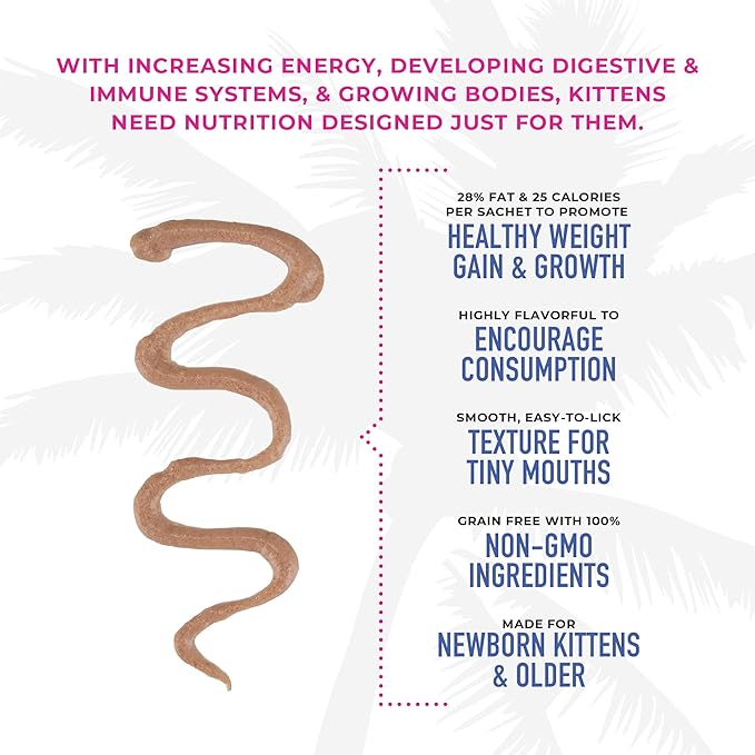 Tiki Cat Baby Thrive, Chicken & Chicken Liver Mousse, 5.6 oz. Pouch (20 Individual Servings)