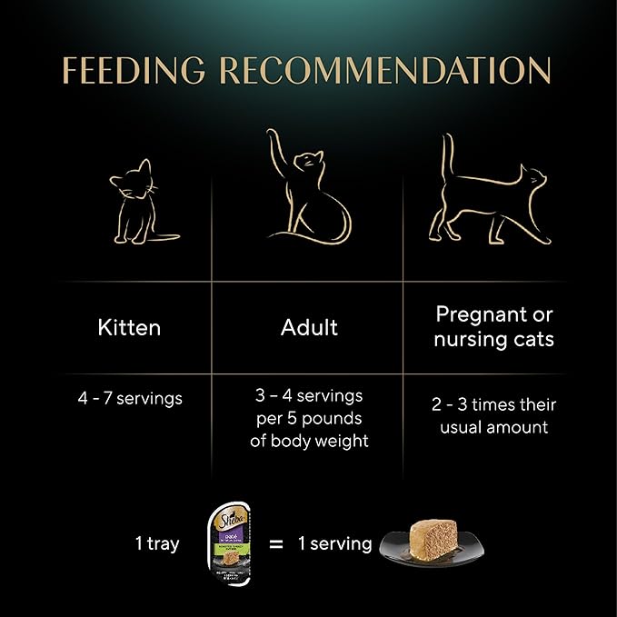 Sheba Perfect Portions Wet Cat Food Pate Roasted Turkey Entree, 2.6 oz. Twin-Pack Trays (24 Count, 48 Servings)