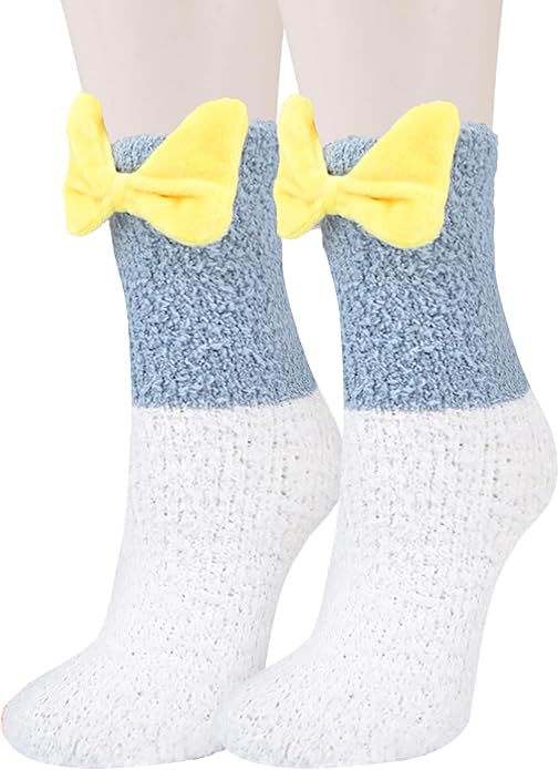 Benefeet Sox Cute Fuzzy Socks for Women Girls Fluffy Warm Cozy Novelty Slipper Socks Funny Animal Plush Sleeping Socks