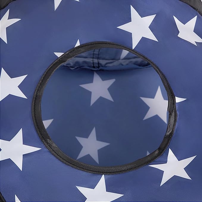 Tempcore Pet Cat Tunnel Tube Cat Toys 3 Way Collapsible, Cat Tunnels for Indoor Cats，Kitty Tunnel Bored Cat Pet Toys Peek Hole Toy Ball Cat, Puppy, Kitty, Kitten, Rabbit Pentagram