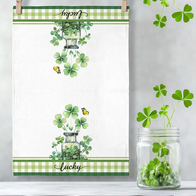 St Patricks Day Kitchen Towels,Green Towels,Shamrock Towels,Green Kitchen Towels,Shamrock Kitchen Towels,St Patricks Day Hand Towels,Green Dish Towels,Green Hand Towels,St Patricks Day Dish Towels