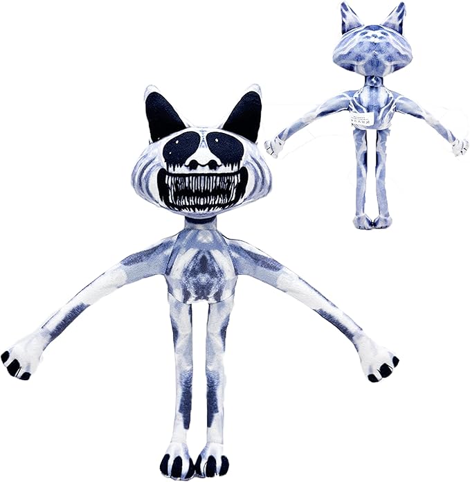 Zoonomaly Smile cat Plush Toy,Horror Game Plush Toy Makes a Great Gift for Fans and Friends Pillow Cosplay Cute Fans Collection Gift（3 in 1）