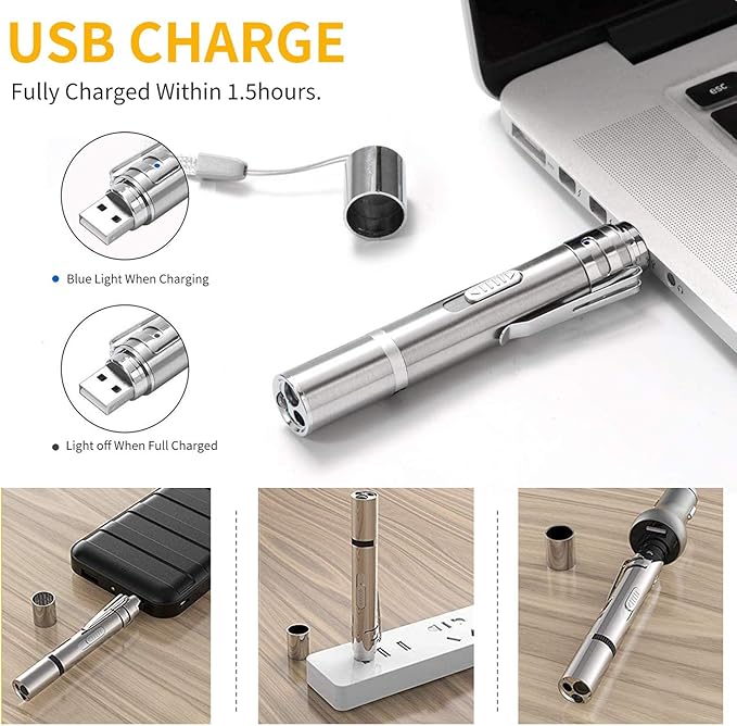 Cat Toys for Indoor Cat Mouse Toys Pet Interactive Toys Pointer Kitten Cat Dog Chase Play LED Flashlight 7 Adjustable Patterns Red Light Remotes Teaching Tool Rechargeable