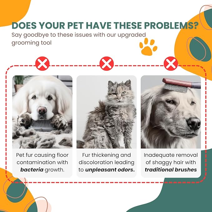 2025 Pet Grooming Brush with Spray for Cats & Dogs; Water/Mist/Steam Brush for Cat & Dog; 4in1: Self Cleaning, Anti Static Shedding Spray Comb, Hair Removal, Misting Indoor Steamy Grooming Brush