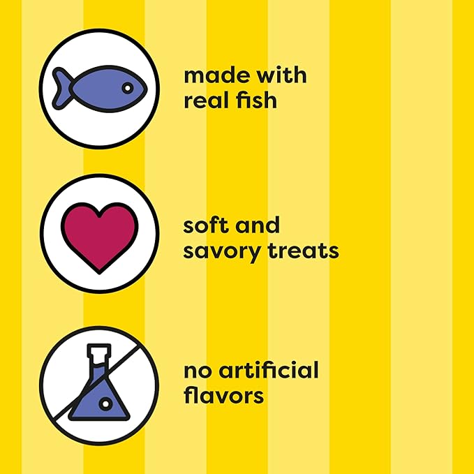 Temptations Meaty MixUps with Salmon & Tuna Savory Cat Treats, 1.5 oz. Pouches (Pack of 7)