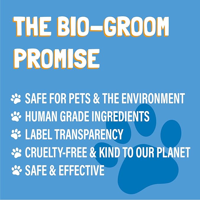 Bio-Groom Tuscan Olive Dog Shampoo - Natural Scent Pet Shampoo, Baobab Protein, Cat & Dog Bathing Supplies, Puppy Wash, Cruelty-Free, Made in USA, Quick Rinse Cat Shampoo - 8 fl oz 1-Pack