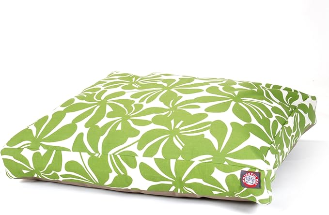 Sage Plantation Medium Rectangle Indoor Outdoor Pet Dog Bed With Removable Washable Cover By Majestic Pet Products