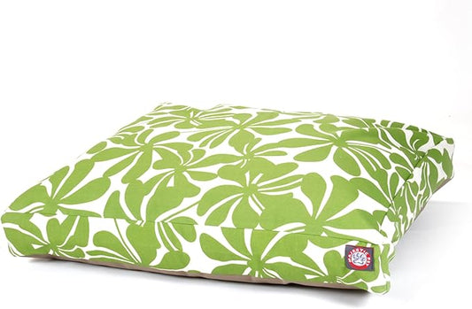Sage Plantation Medium Rectangle Indoor Outdoor Pet Dog Bed With Removable Washable Cover By Majestic Pet Products