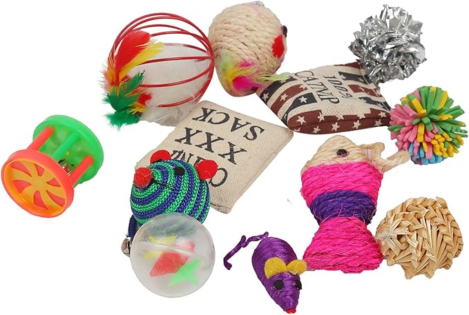 Fashion's Talk Cat Toys Variety Pack for Kitty 20 Pieces