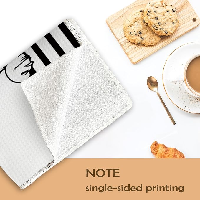 Hi Labrador Waffle Kitchen Towels, Gifts for Labrador Lovers Moms Dish Tea Towels for Kitchen, Dog Lover Gifts Decorative Hand Towels for Bathroom Guest Room Decor, 16x24 Inch