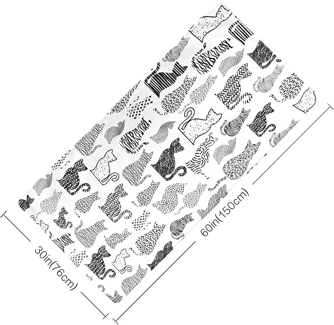 LIVILAN Cat Kitten Beach Towel, Soft Microfiber, 30'x60', Quick Dry, Sand Proof, Perfect for Women, Anime Picnic, Bath, Pool, Yoga, Cute Cat Hello Kitty Design, Ideal Gifts
