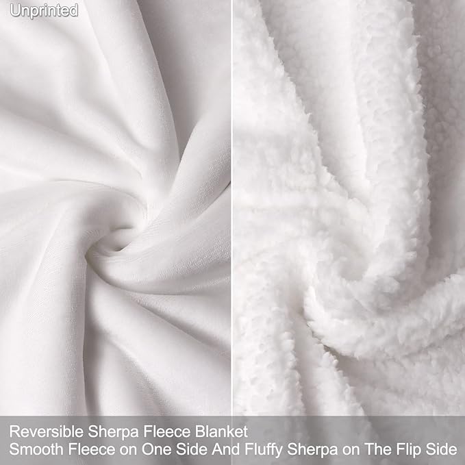 Pink Pigs Sherpa Blanket, Cute Piggy Fleece Throw Blankets for Couch Sofa Bed, Super Soft Warm and Lightweight, 50" x 60"