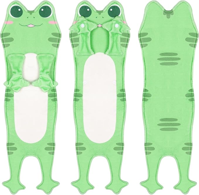 Funny Frog Hand Towels for Kitchen Bathroom - Cute Hand Towels Frog Decor Kitchen Towels, Soft Hanging Hand Towels for Bathroom Decor, Birthday Frog Gifts for Women Mom