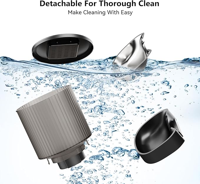 Automatic Cat Feeder: 4L Timed Cat Food Dispenser Programmable 1-6 Meals for Cat and Small Medium Dog- Auto Pet Feeder Easy to Set Up Dual Power Supply with Desiccant Bag| Detachable Washable