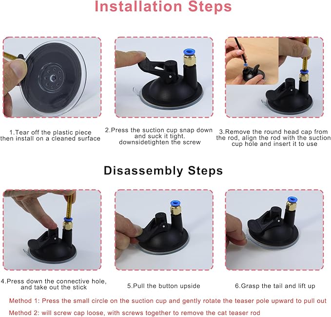 Interactive Bird Simulation Cat Toy Set Suction Cup Cat Wand Toy for Indoor Cats Suitable for Kitten to Play Exercise