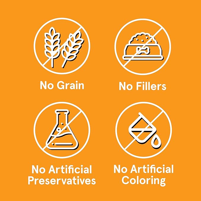 Real Meat Air Dried Cat Food & Dog Food w/Real Chicken - 14oz of USA-Crafted Grain-Free Dry Dog & Cat Food Sourced from Free-Range, Cage-Free Chicken - All Natural, High Protein Pet Food