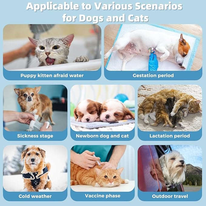 Extra Thick Pet Bathing Wipes for Dogs & Cats,Cleaning & Deodorizing Grooming Gloves,Nourish Fur Glove Wipes for Daily Care and Traveling,Rinse Free,Unscented,3 Pack,18 PCS