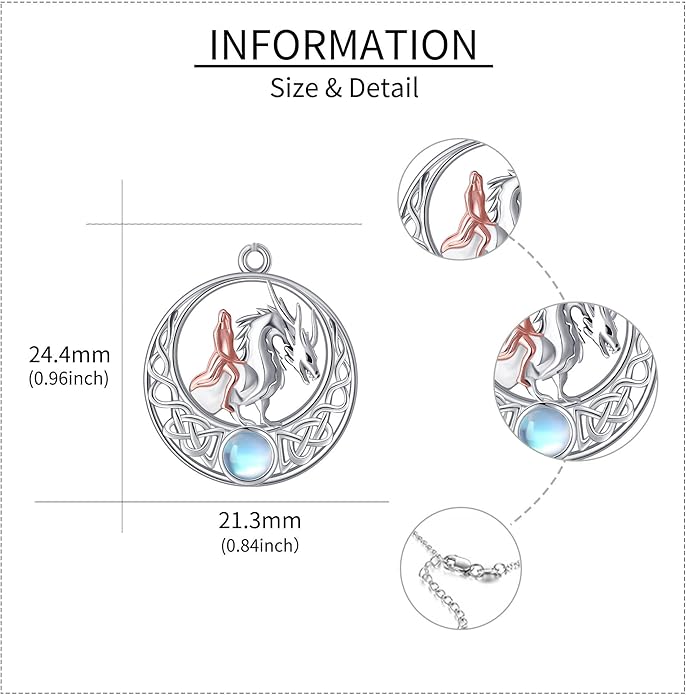 Animal and Human Necklace Sterling Silver 925 Cute Animal Necklaces Jewelry Gift For Women