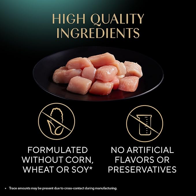 Sheba Perfect Portions Bistro Adult Wet Cat Food, Chicken in Alfredo Sauce Entree, (24) 2.6 oz. Twin-Pack Trays