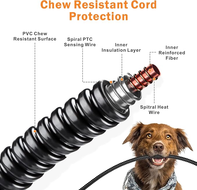 Heated Cat Bed, 11 Adjustable Temperature Pet Heating Pad Indoor for Dogs Cats Heating Mat with Timer, Auto Power Off, Electric Pet Heating Pad for Cat House (Grey, L(35" x 24"))