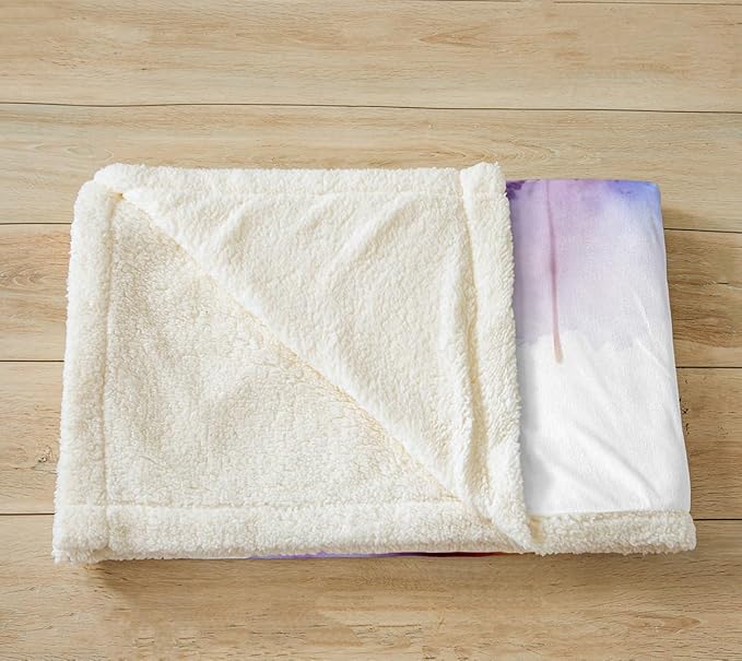 Cute Fox Plush Blanket Cartoon Fox Fleece Throw Blanket 3D Animal Theme Sherpa Blanket for Sofa Couch Bed Nature Microfiber Fuzzy Blanket Room Decor Throw 50x60 Inch