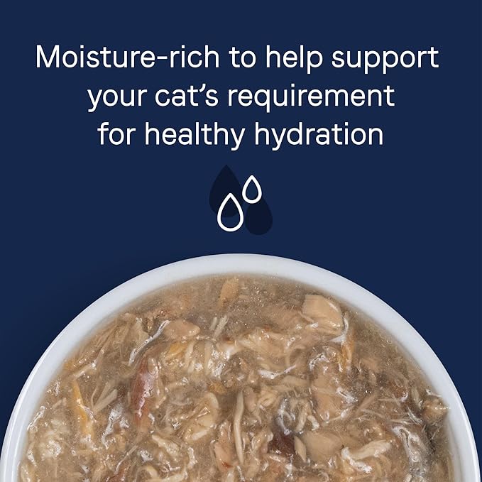 Canidae Adore Premium Wet Cat Food, Shreds with Tuna, Chicken and Mackerel in Broth, 2.46 Ounce (Pack of 24), Grain Free