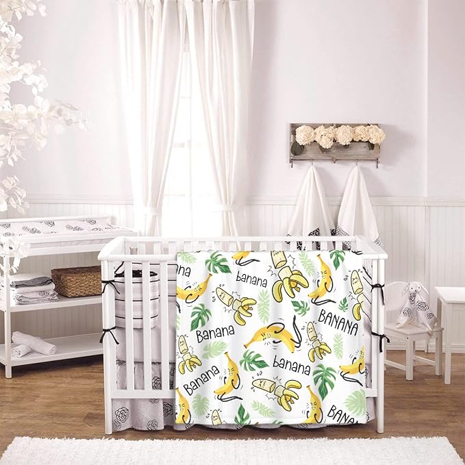 Funny Banana Throw Blanke,Fruit Gift Soft Warm Lightweight Quilt for Bed Sofa Couch Car Room Decoration 40 x 30in for Pets