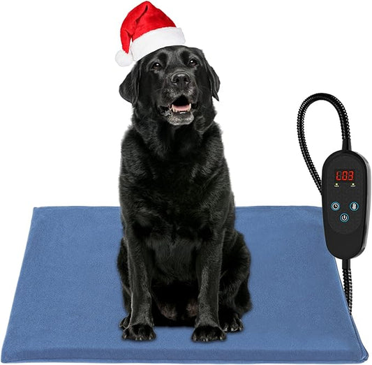 Outdoor Heating Pad for Cats,Cat Warming Pad for Feral Cats Outside, Cat Warmer with Timer, Pet Heating Pads for Cats Indoor,Electric Heating Pad for Outdoor Cat House,Heated Cat Pad