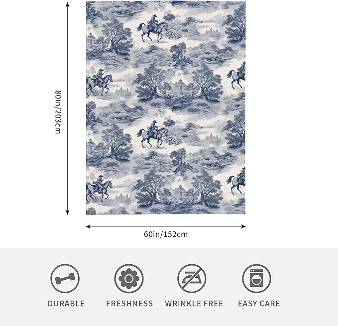 Western Cowboy Soft Throw Blanket Flannel Fleece Blankets Warm Cozy Lightweight Fuzzy Blanket for Bed Sofa Couch Home Decor 80"X60"