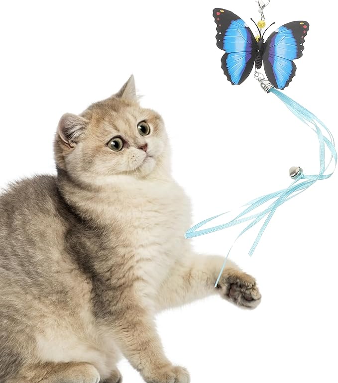 FRCOLOR 3Pcs Cat Teaser Replacement Head Cat Fishing Pole Toy Refills Cats Teaser Toys Interactive Cat Toy Cat Wand Toy Attachment DIY Cat Teaser Wand Stick