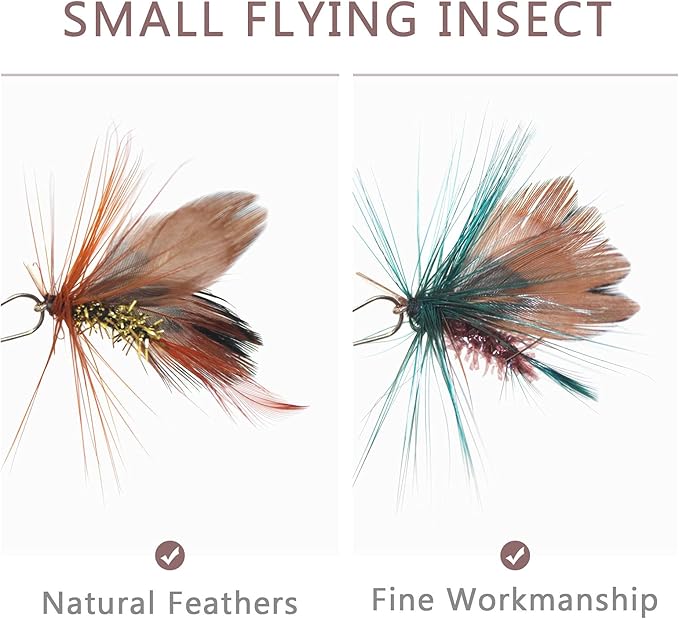 SONGWAY Cat Teaser Wand Toy - 10 Pieces Insect Cat Toy Set, Retractable Cat Wand Toy, Cat Teaser Wand Refills with Bell, Cat Feather Toys, Interactive Cat Toys for Indoor Cats