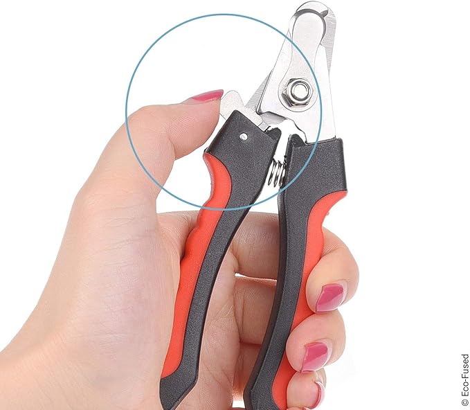 Eco-Fused Slicker Brush and Nail Clippers for Dogs, Cats and Other Pets - Essential Animal Grooming/Claw Care Tools - Ideal Trimmers to Clip Thick Nails (Pet Brush + Clipper Bundle)