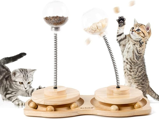 Ulong Cat Toys, Interactive Cat Dog Feeder Toy, Pet Exercise Toys, Cat Toys for Indoor Cats/Kitten as Cat Gifts, Patented Product (Large)