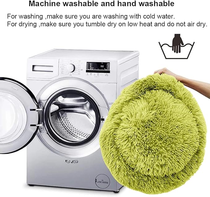 Nisrada Cat Beds for Indoor Cats,20 Inch Dog Bed for Small Melium Large Dogs, Washable-Round Pet Bed for Puppy and Kitten with Slip-Resistant Bottom