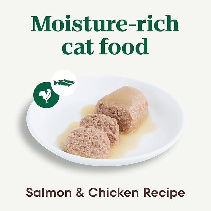 Nutro Perfect Portions Wet Cat Food Paté Salmon & Chicken Recipe, (24) 2.64 oz. Twin-Pack Trays