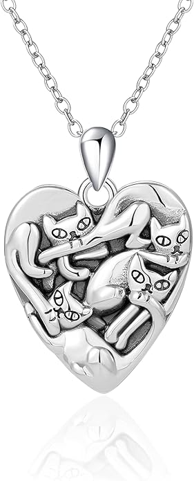 Highland Cow Hummingbird Necklace for Women 925 Sterling Silver Cute Animal Jewelry Gift for Mother Daughter Grandma Nana Sister