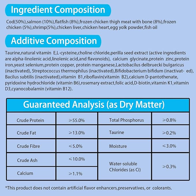 Bintangor Freeze Dried Cat Treats; Dry Cat Food Premium, Healthy, High Protein Instinct Cat Food- Fish and Shrimp Flavor, 150g Bag