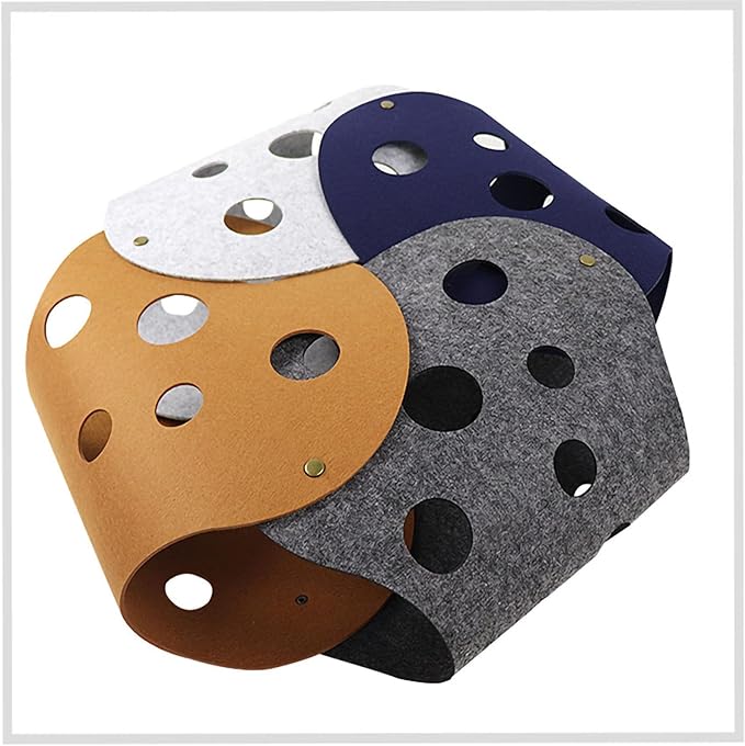 Cat Tunnels, Foldable Pet Tunnel Tube Bed with Holes Cats Toys Random Combinations Cats Play Mat for Interactive Exercise Peekaboo Cat Cave(Blue+Yellow)