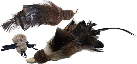 Bird and Spider Pack Refill/Attachment (Magpie, Crow and Deer Spider) - Fits Wildcat and Popular Bird, Mouse and Catcher Type Wands/Poles