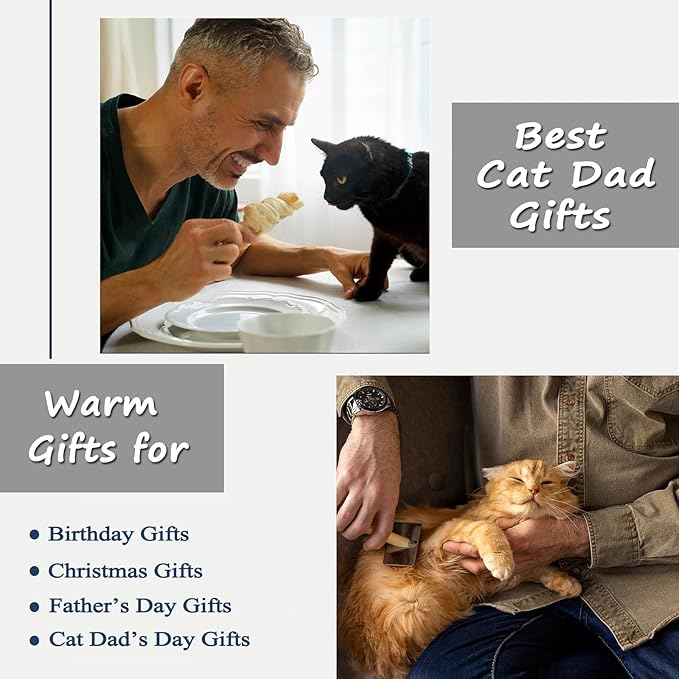 Mosslink Cat Dad Gifts for Men, Cat Lover Gifts for Men, Cat Gifts for Cat Lovers, Cat Themed Gifts for Men, Cat Daddy Gifts, Birthday for Cat Lover, Best Cat Dad Ever Blanket 60"x50"