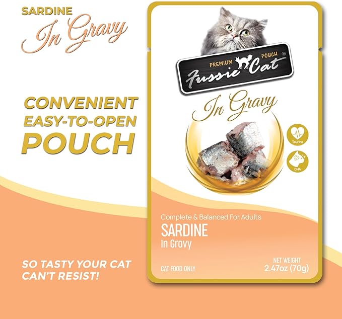 Fussie cat Premium Sardine in Gravy