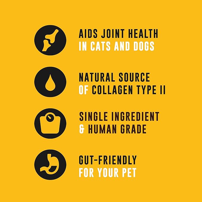 8oz Chicken Bone Broth Powder for Dogs and Cats – Premium Human Grade Chicken Broth Topper for Picky Eaters –Supports Joints and Gut Health – Bone Broth for Cats - Dog Food Toppers For Dry Food