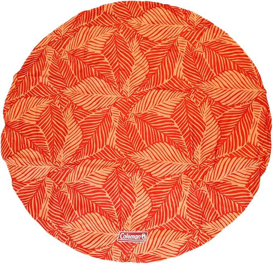 Coleman Round Reversible Cooling Pet Mat, Medium, 24", Red and Coral