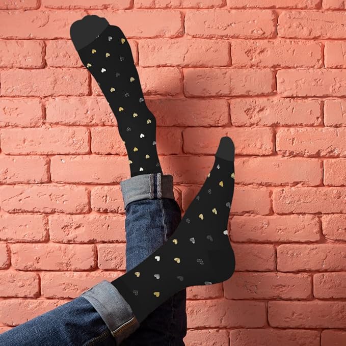 AOYEGO Volleyball Funny Socks Water Polo Balls Iridescent Novelty Casual Crew Socks Contrast Color Design for Women Men Gift