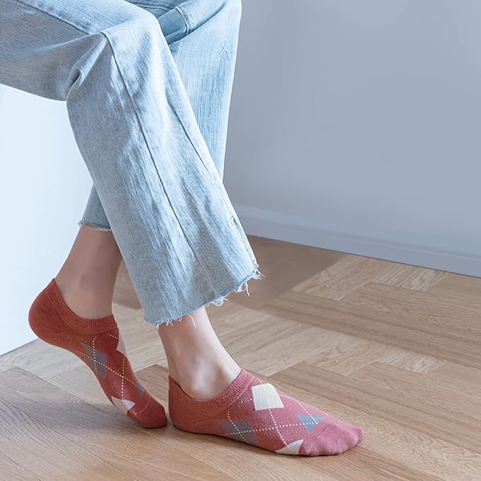 Benefeet Sox Womens Girls Cute No Show Liner Socks Non Slip Funny Patterned Low Cut Socks Novelty Cotton Loafer Footies Sock