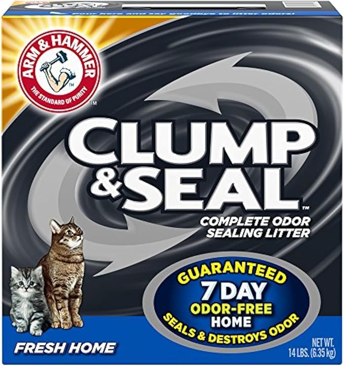 Arm & Hammer Clump & Seal Lightweight Litter, Fresh Scent, 14 Lbs